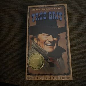 True Grit VHS Movie John Wayne Vintage 1970 Western Classic Cowboy Film Sealed‎
